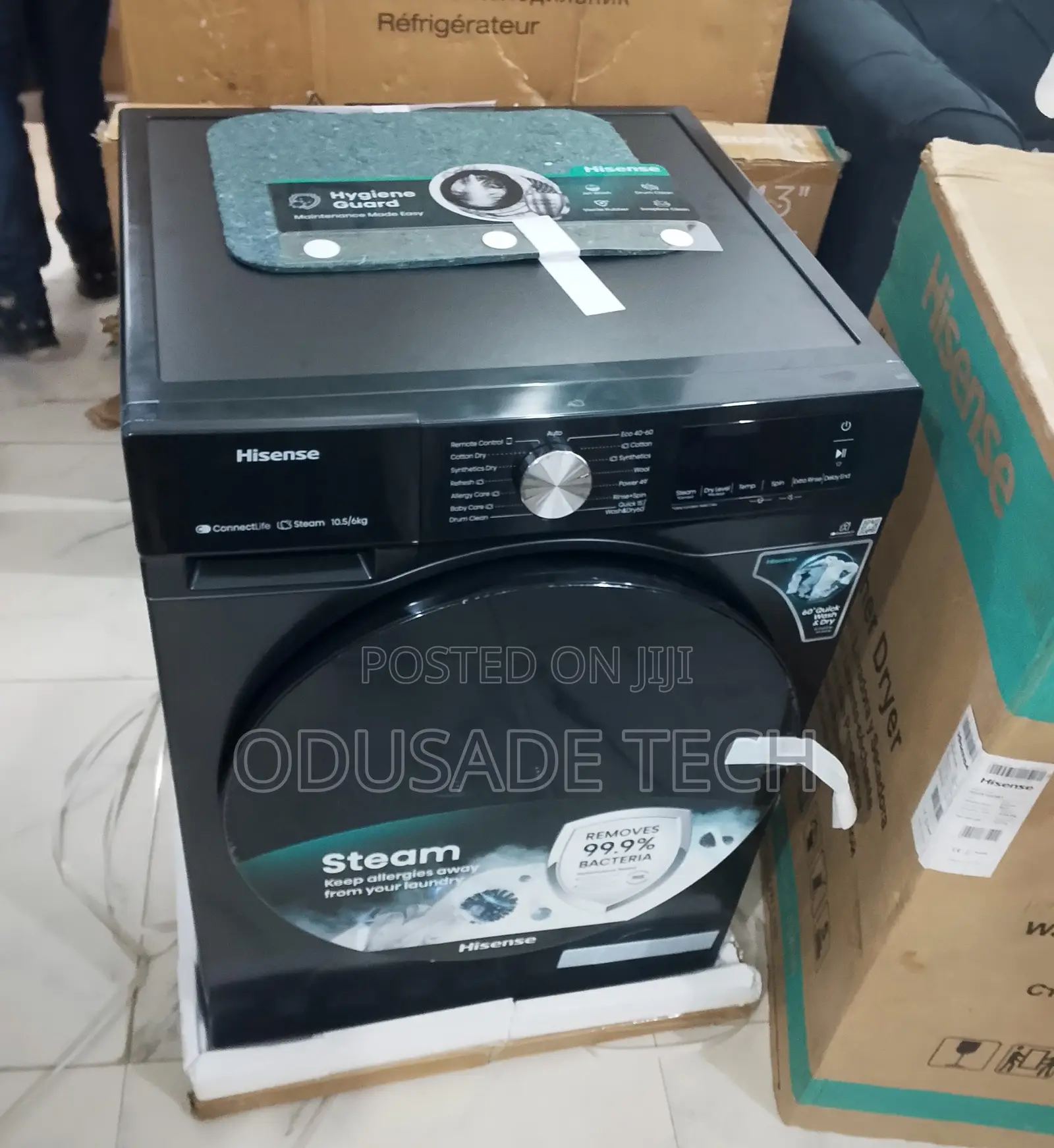 Hisense 10.5kg Front Load Washer – Powerful Spin