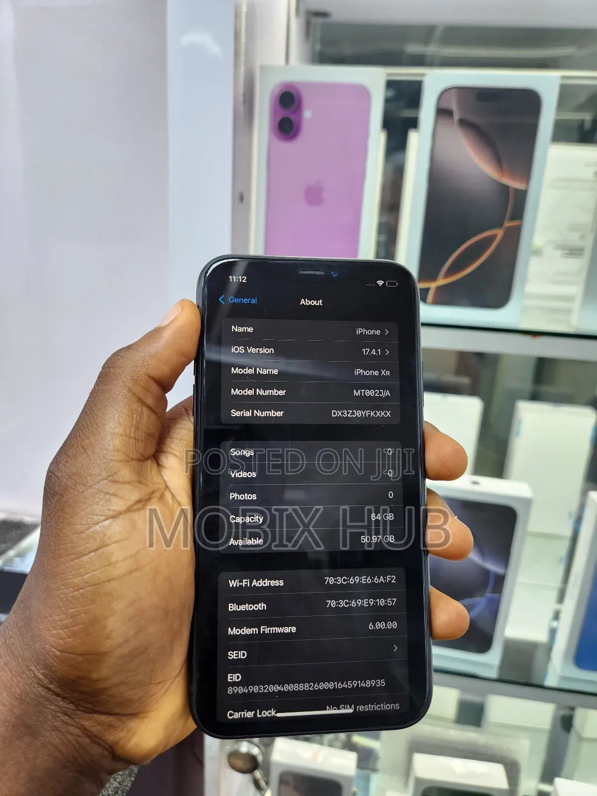 Apple iPhone XR 64 GB Black