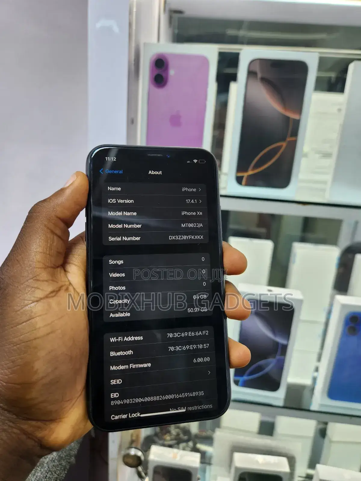Apple iPhone XR 64 GB Black