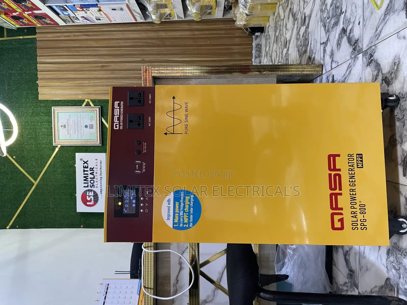 800va Qasa Solar Generator With 350w Solar Panels 2pcs