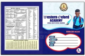 We Print and Customize Exercise Books,2a,2b,40,60,80leaves