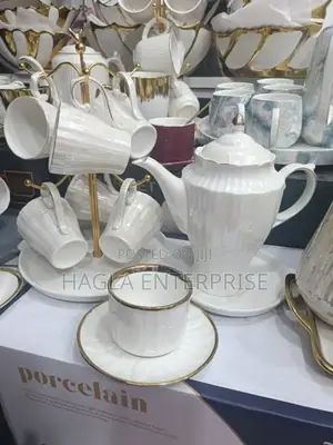 9 Pieces Tea Cup and Jug