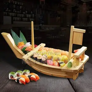 Wooden Food Platter Boat