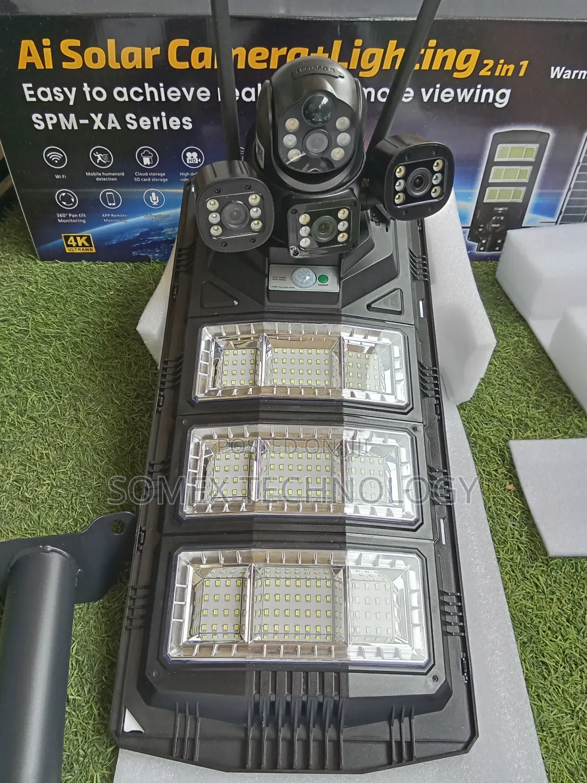 Ai Solar Light With 3lens Camera