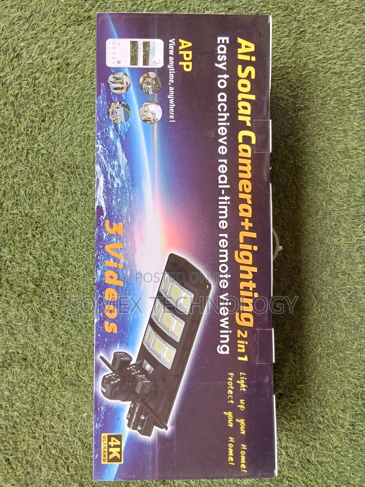 Ai Solar Light With 3lens Camera