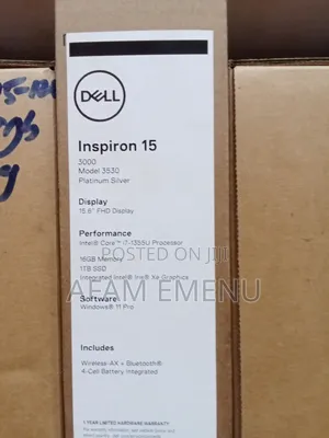 New Laptop Dell Inspiron 15 3000 16GB Intel Core I7 SSD 1T