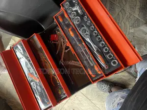 85-Piece Professional Tool Set With a 5-Tier Metal Cantilever Toolbox