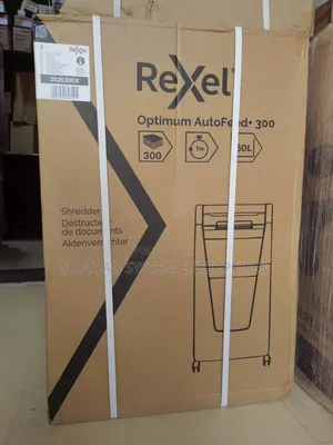 Rexel Optimum Autofeed+ 300x Cross-Cut P-4 Shredder X