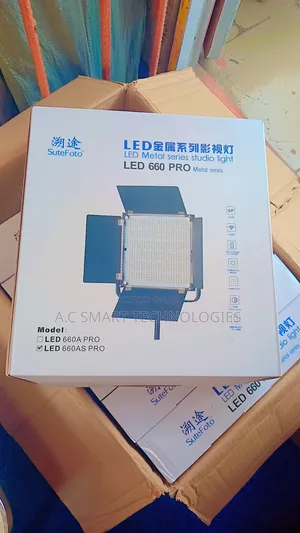 Sutefoto Led 660pro Metal Series Studio Light With Light Stand