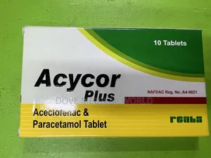 Aceclofenac/Paracetamol 100/500mg