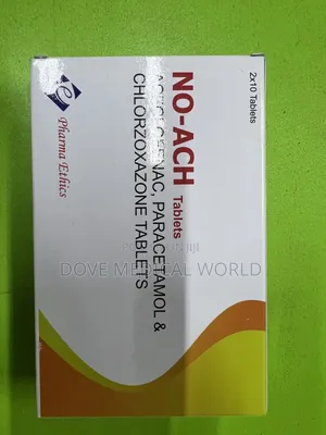 Aceclofenac/Paracetamol/Chlorzoxazone (No-Ach)Per Sachet