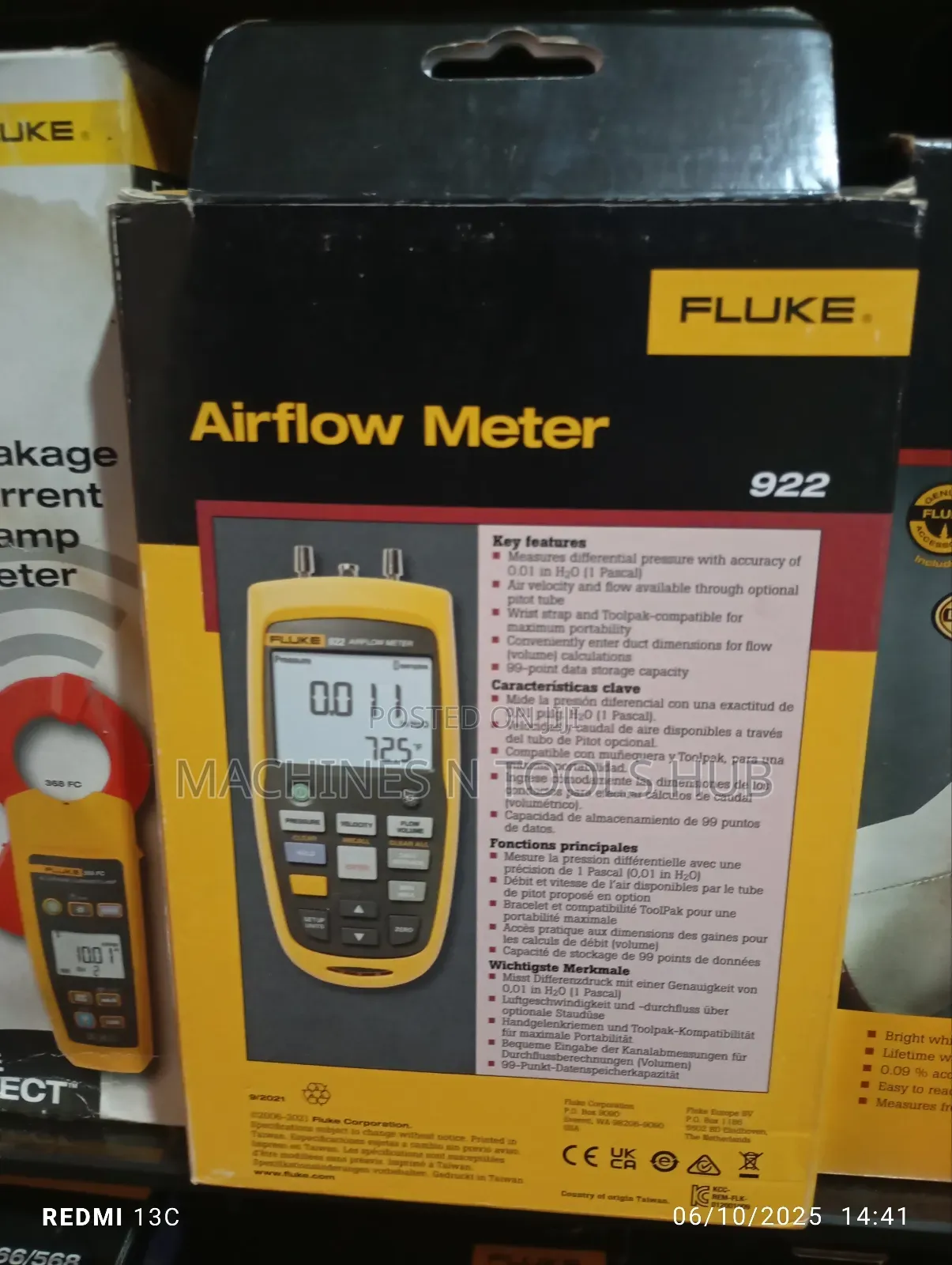 Fluke 922 Air Flow Meter