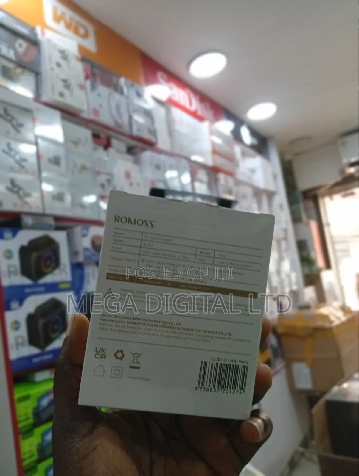 Romoss Ac30t Adapter