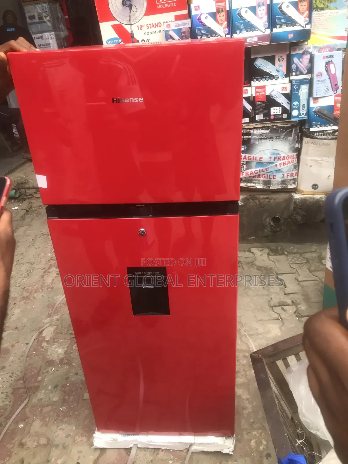 Hisense Dispenser Double Door Freezer