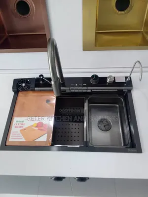4 Button Kitchen Sink