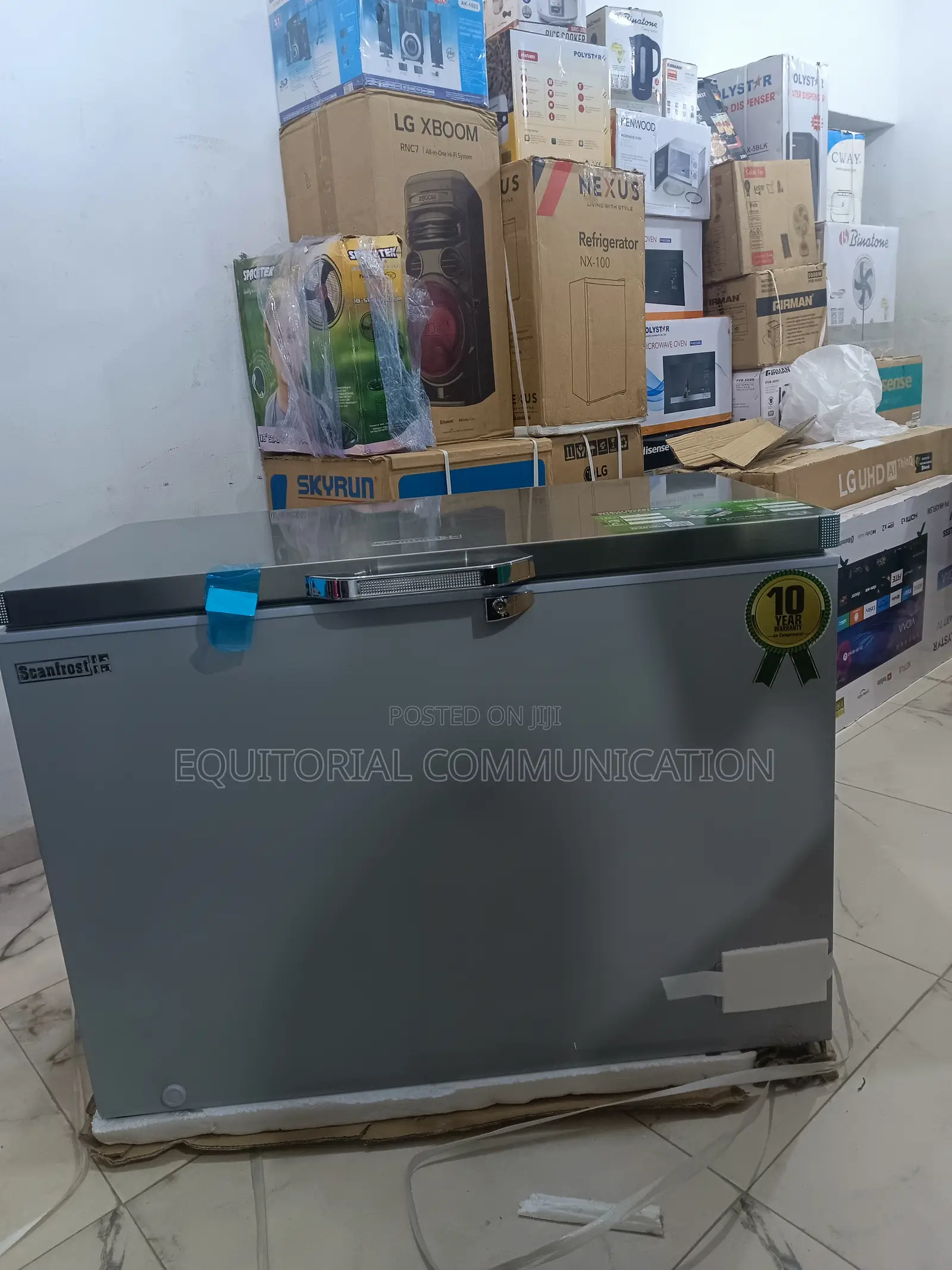 Scanfrost Inverter Chest Freezer – 300l for Efficient Cold Storage