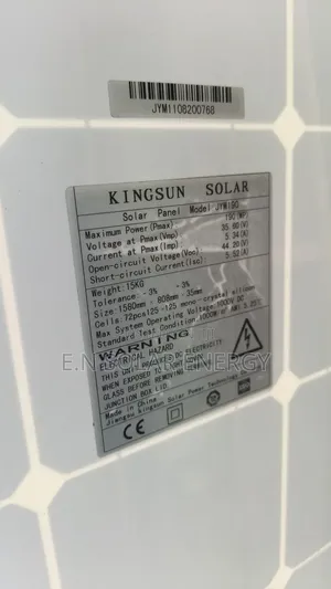 190watts /24v Uk Direct Use Panel Available