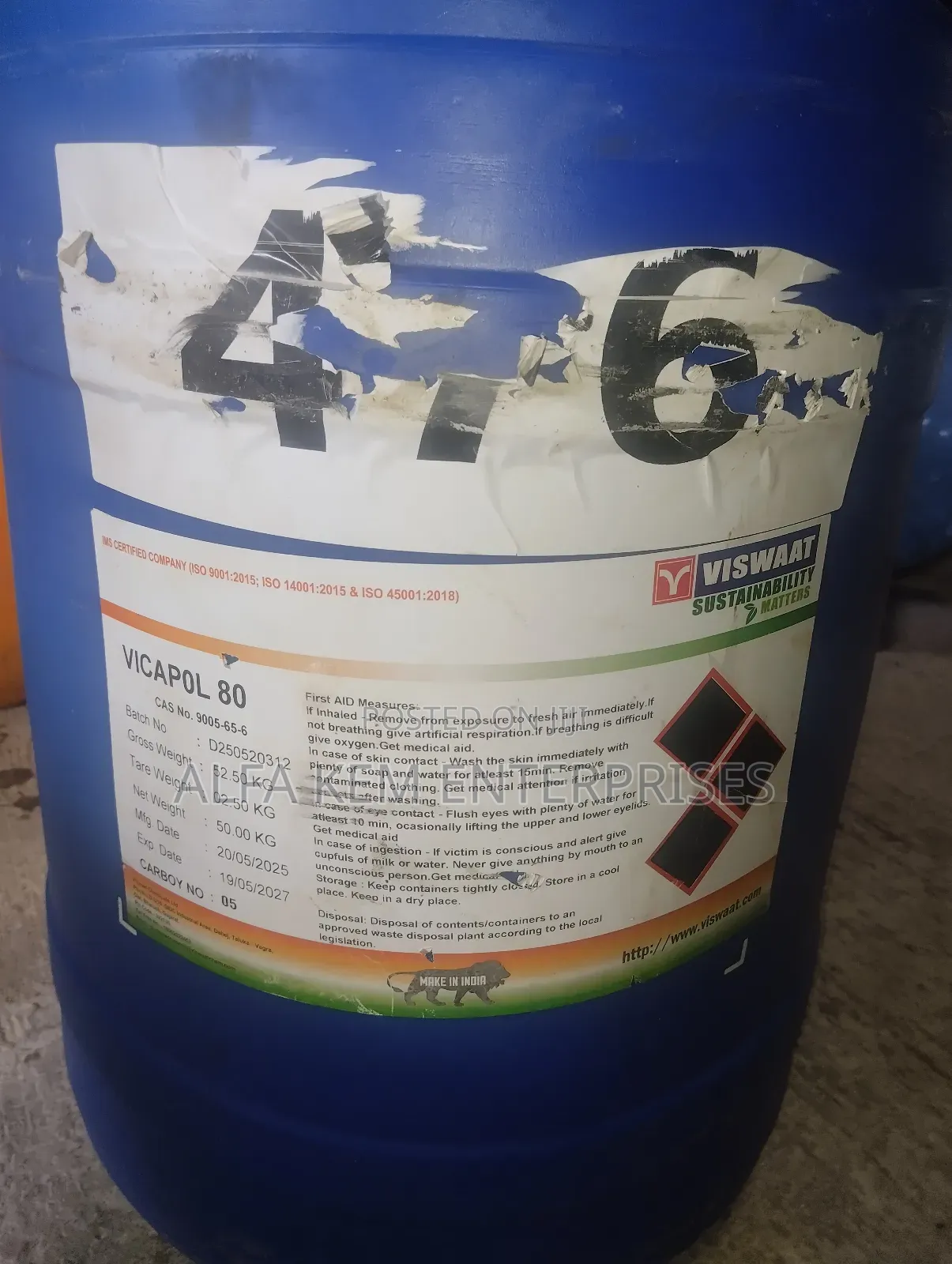 Vicapol 80/Tween 80 (50kg)