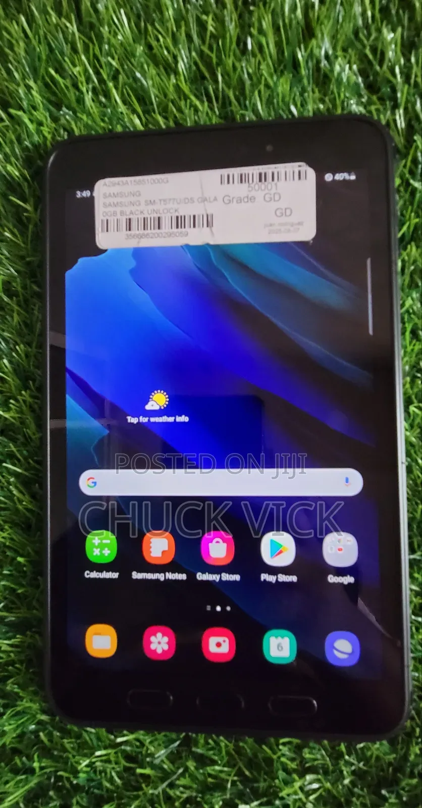 Samsung Galaxy Tab Active3 64 GB Black