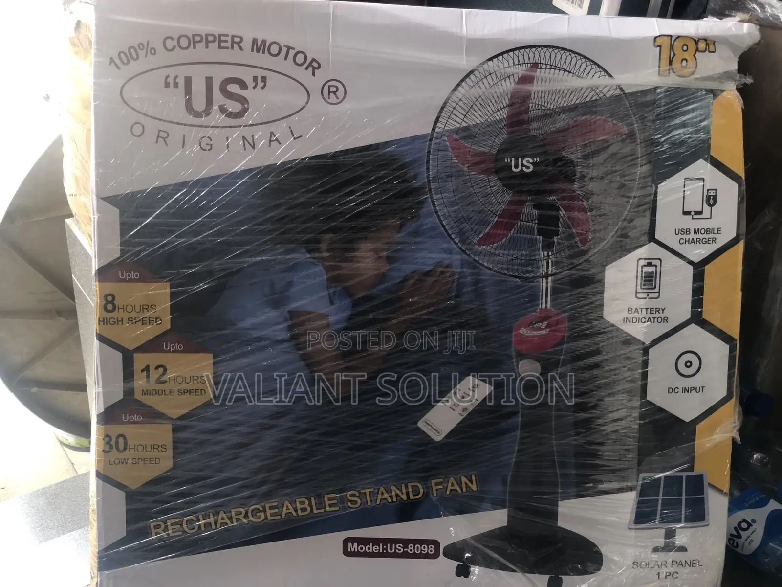 Rechargeable Standing Fan