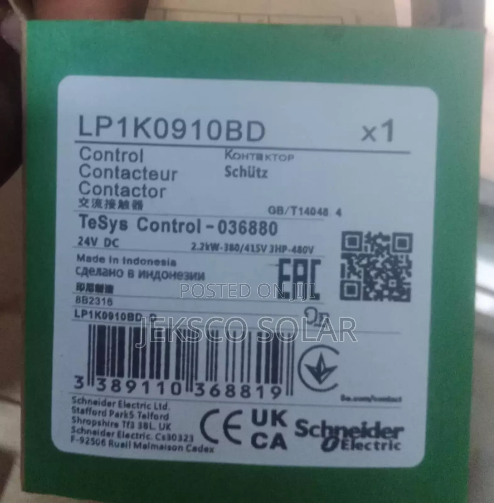 Schneider Electric Tesys K Contactor,