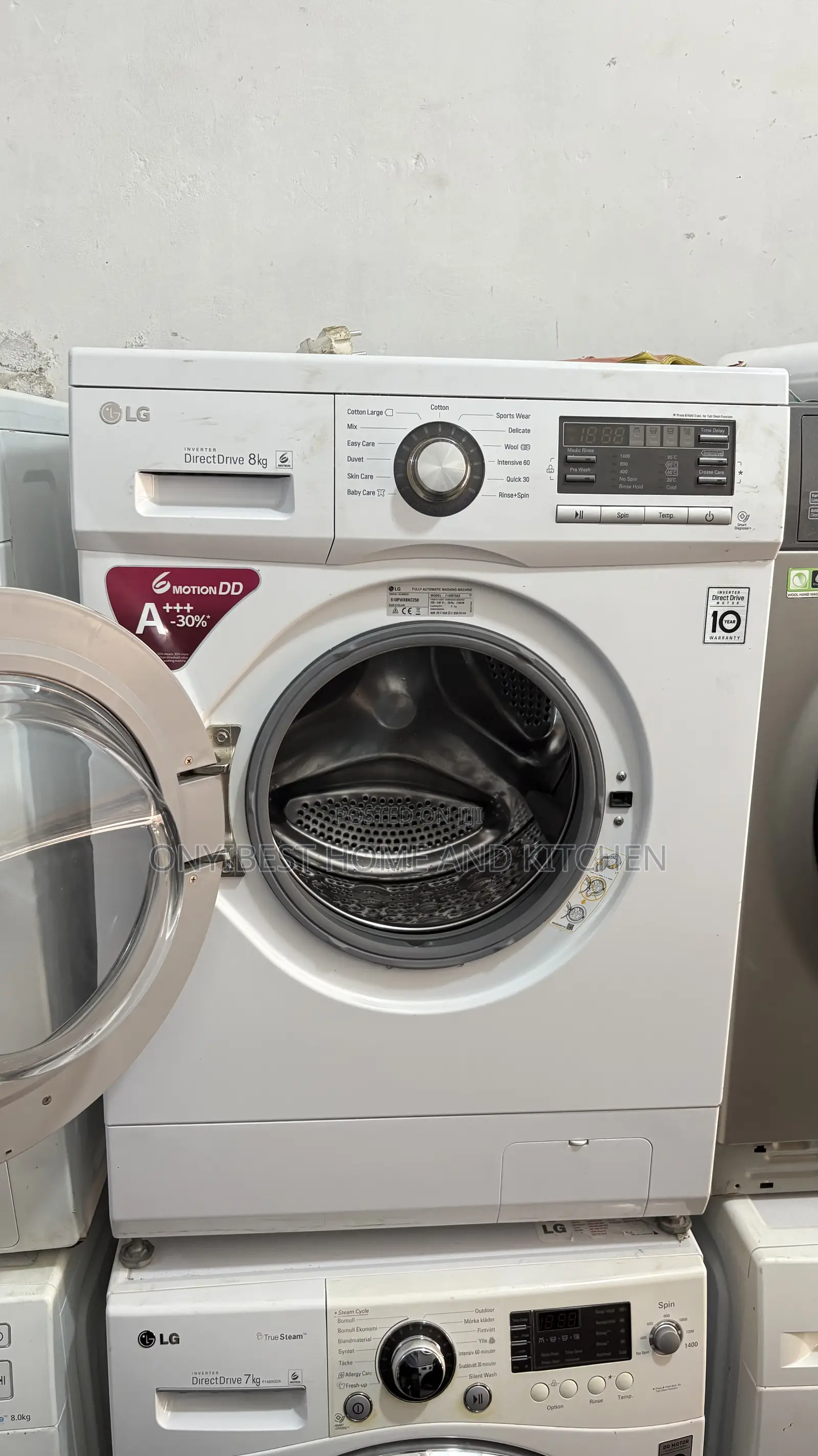 Direct Drive 8kg Inverter Washing Machine