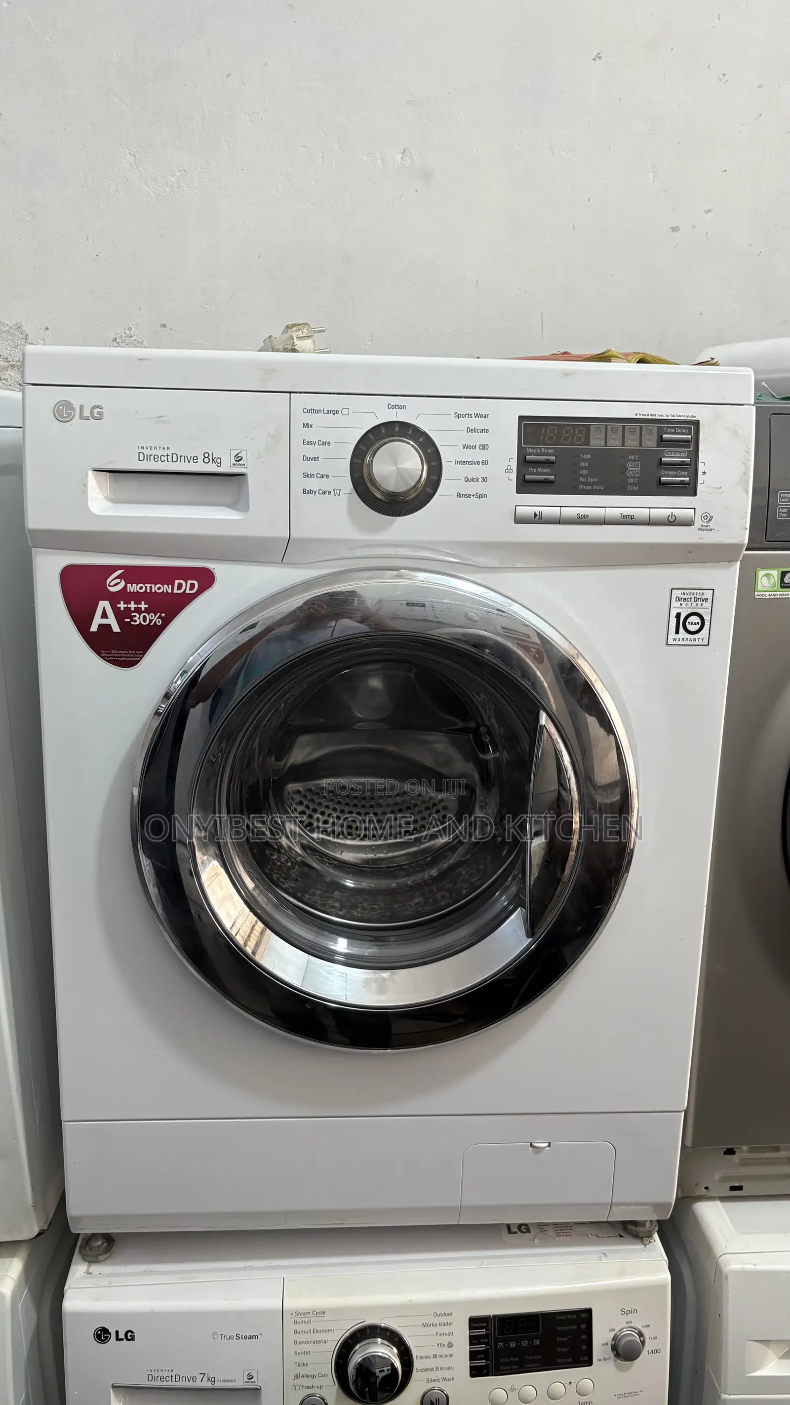 Direct Drive 8kg Inverter Washing Machine