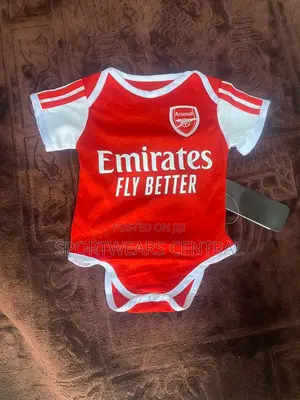 Arsenal Baby Pindown Bodysuit