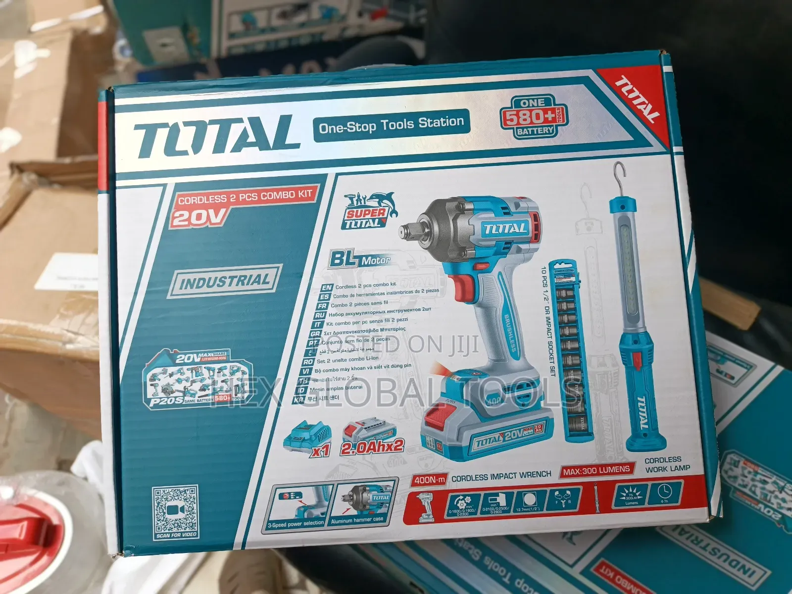 2pcs Cordless Total Combo Kit
