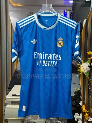 Original 2025/2026 Real Madrid Player Grade Third Kit Football Jersey