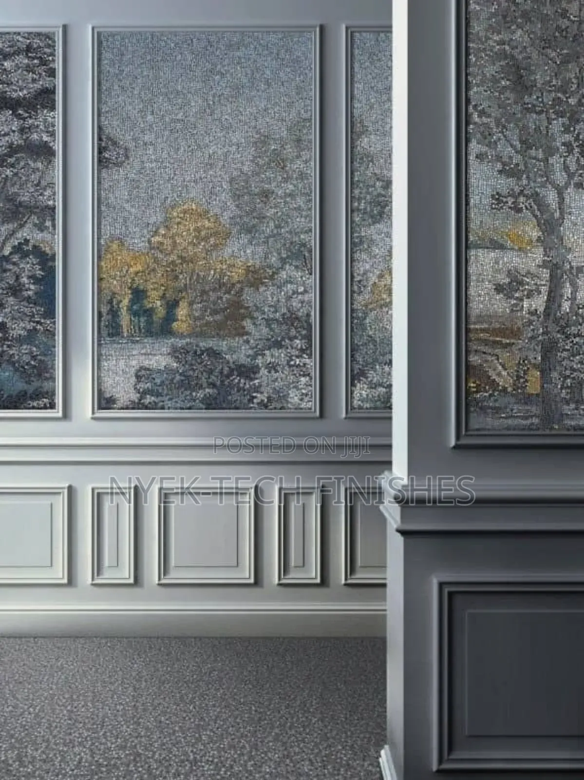 PVC Wall Cornice for Home Decors.