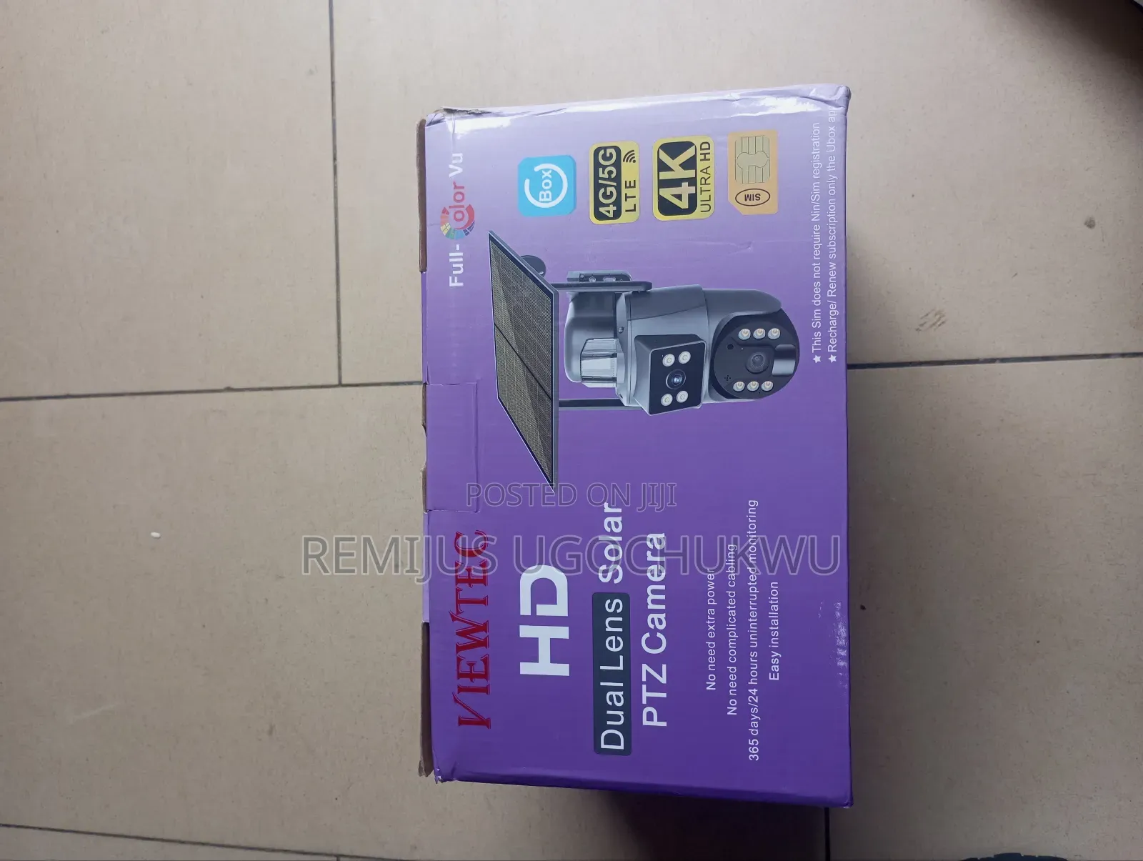 Solar CCTV Camera (Dual Lense)