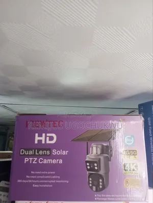 Solar CCTV Camera (Dual Lense)