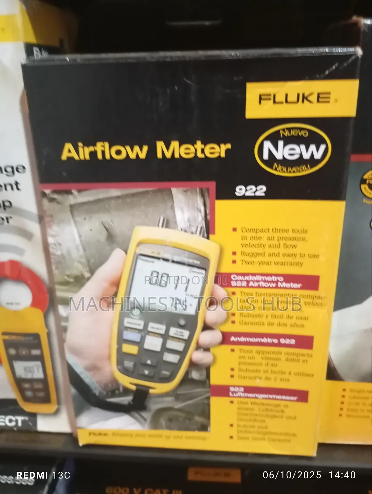 Fluke 922 Air Flow Meter