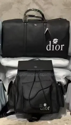 Dior Duffle Bag And Backpack
