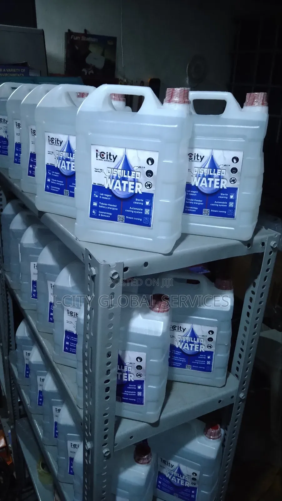 Distilled Water 4l X 6