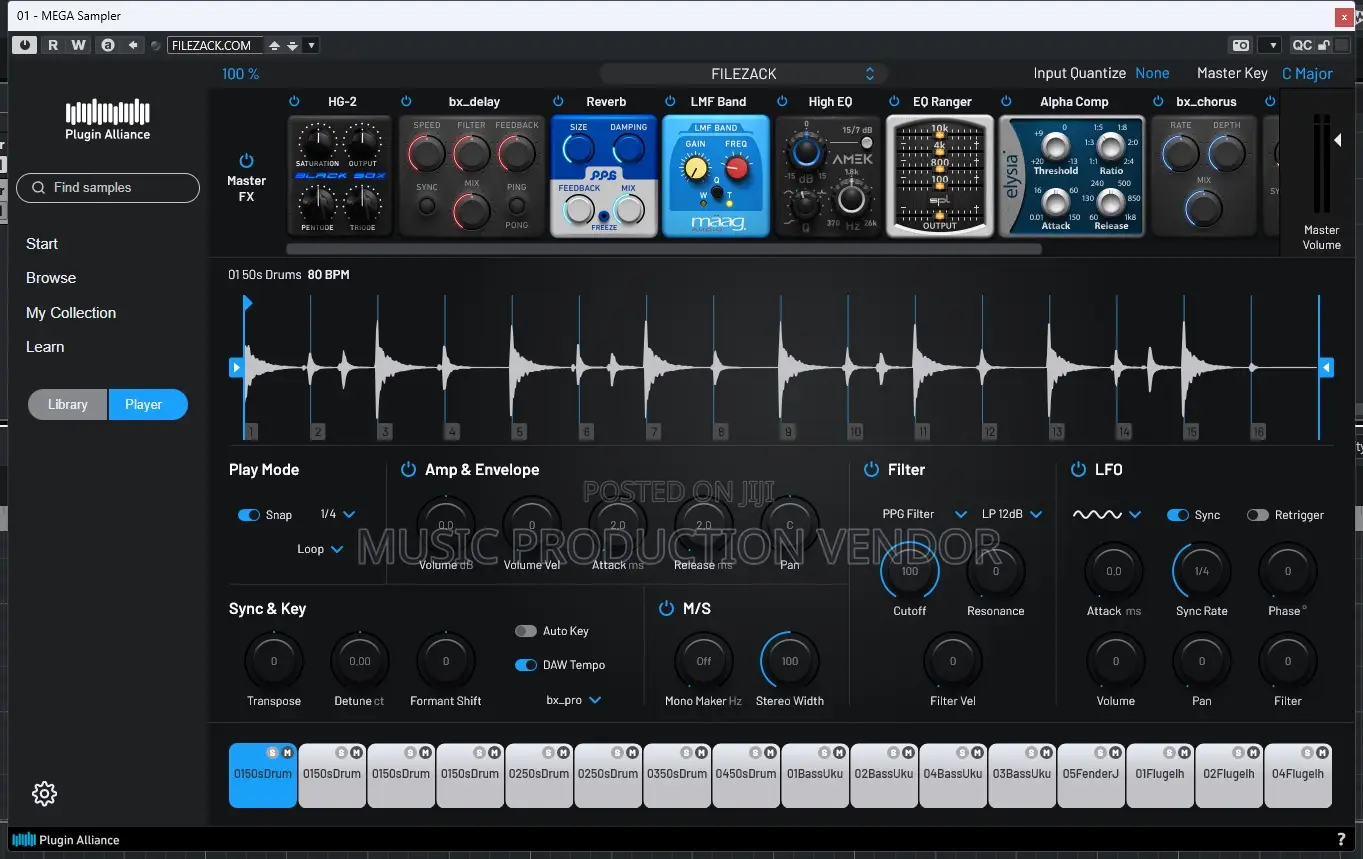 Mega Sampler (Drum Sampling Machine) Vst Plugin