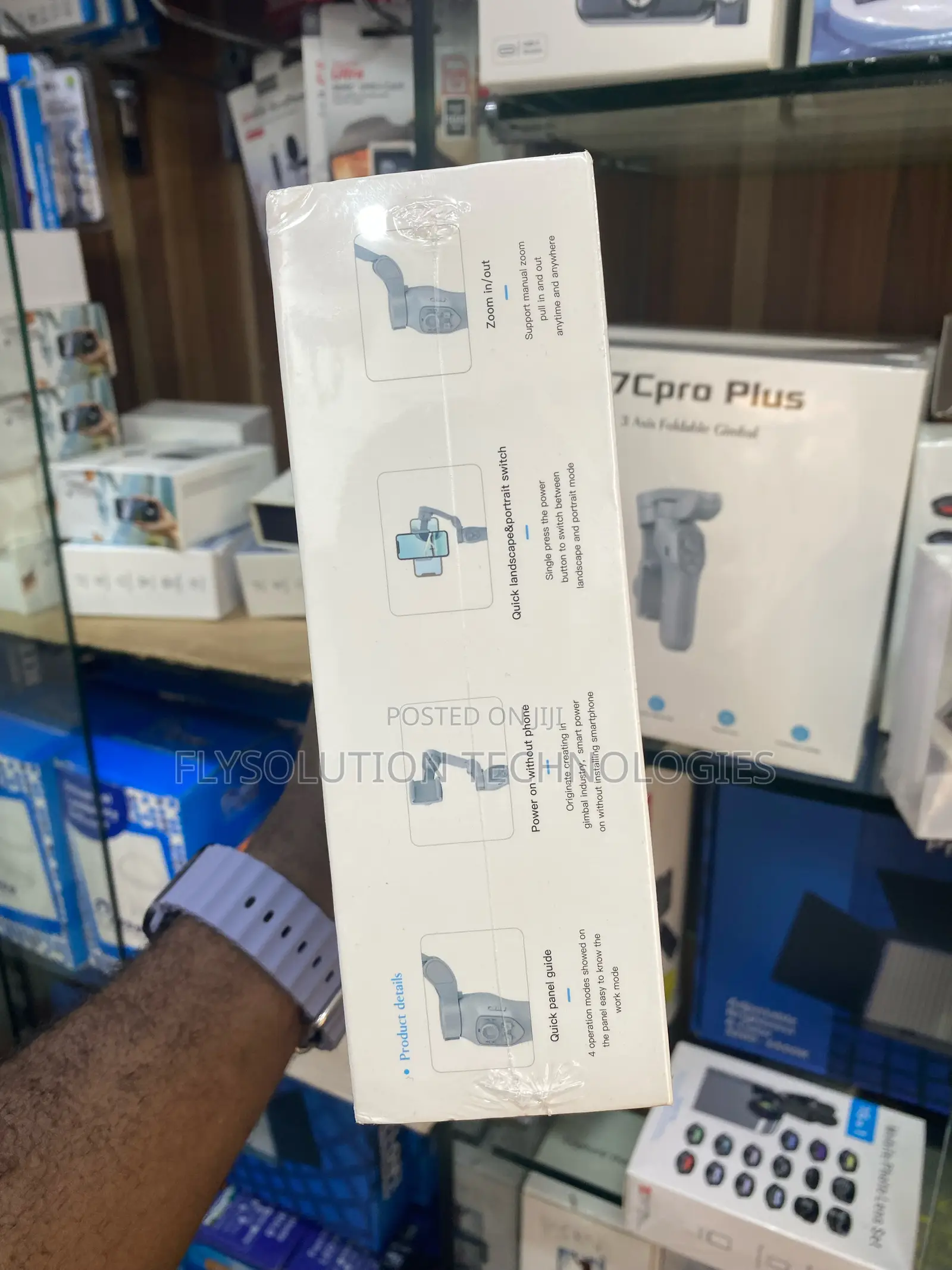 L7cpro Plus 3 Axis Foldable Gimbal Ai Auto Tracking