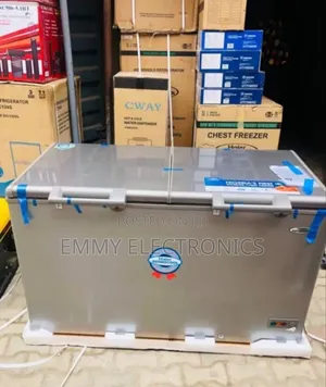 Hair Thermocool Chest Freezer Double Door Htf-429liters