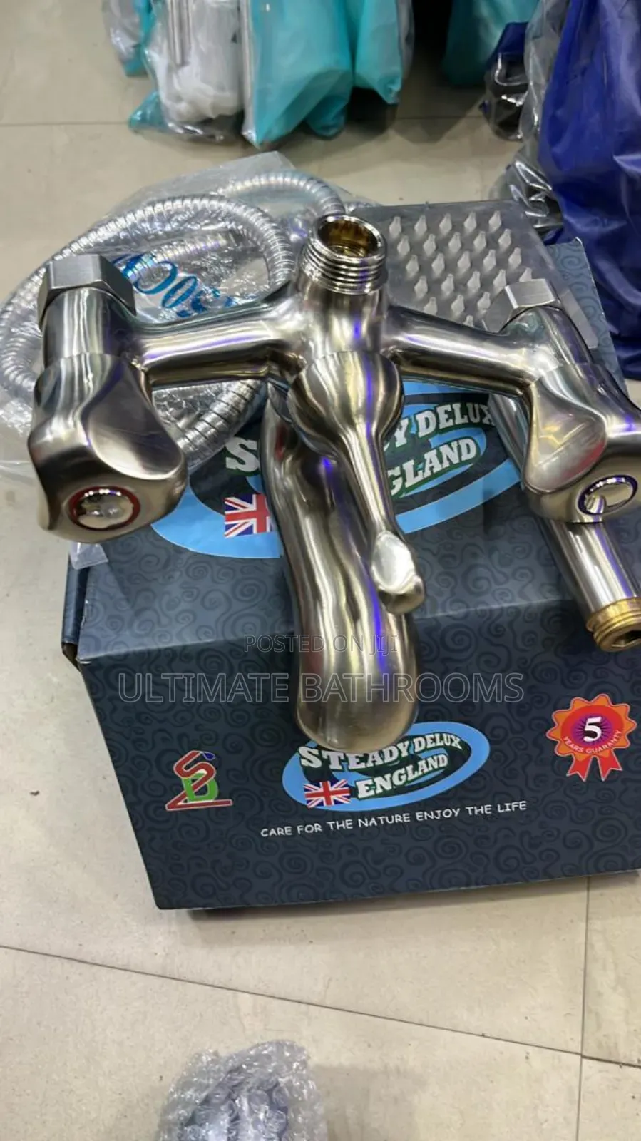 Steady Deluxe England  Double Control Bath Mixer Tap