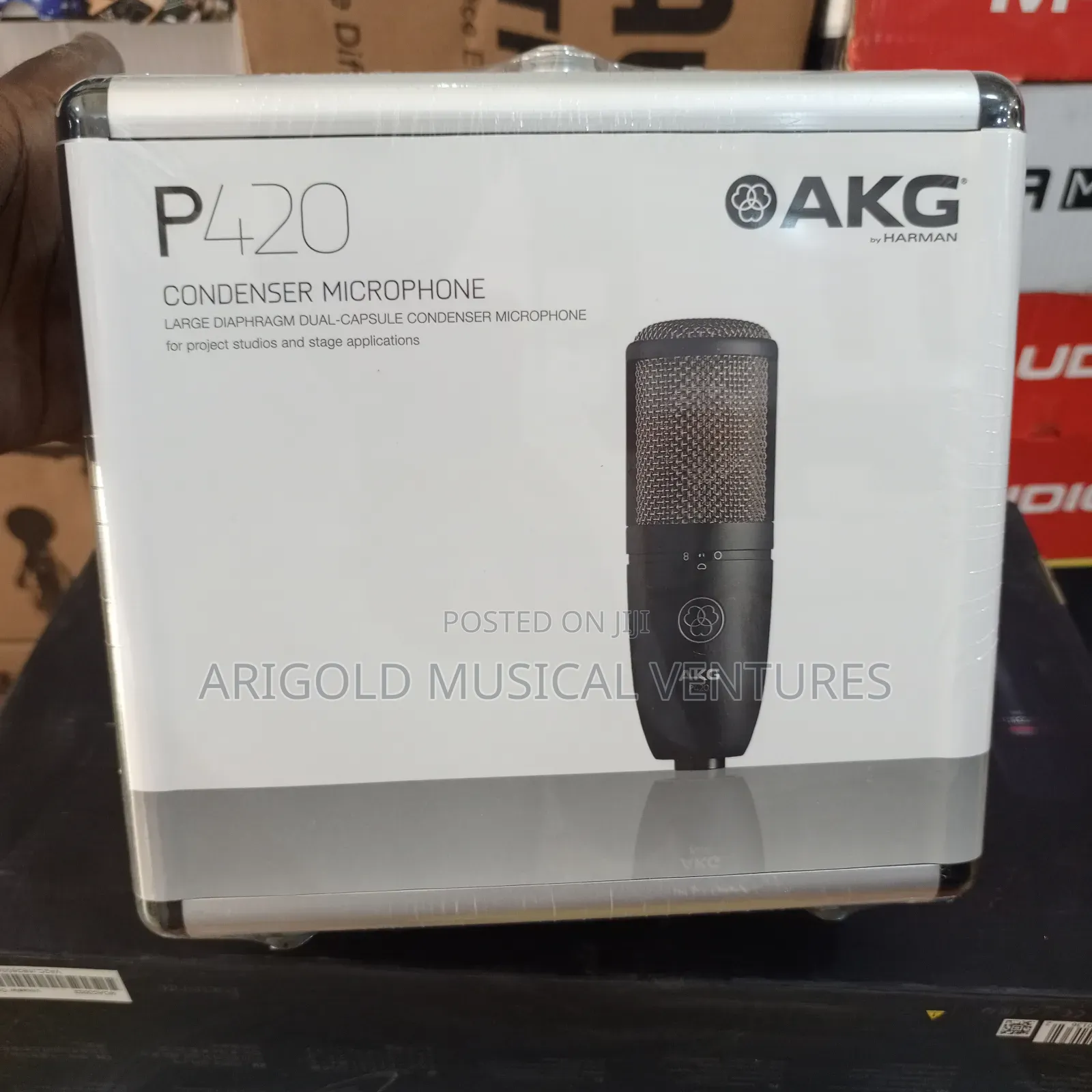 Professional Akg Studio Microphone P420 Big Name  
