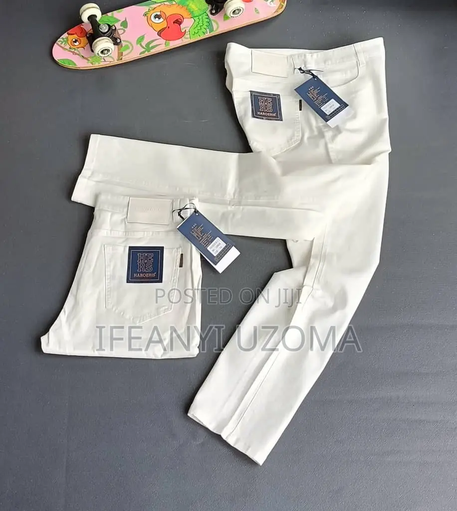 Good Quality Matured Men Plain Jeans