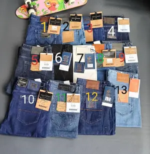 Good Quality Matured Men Plain Jeans