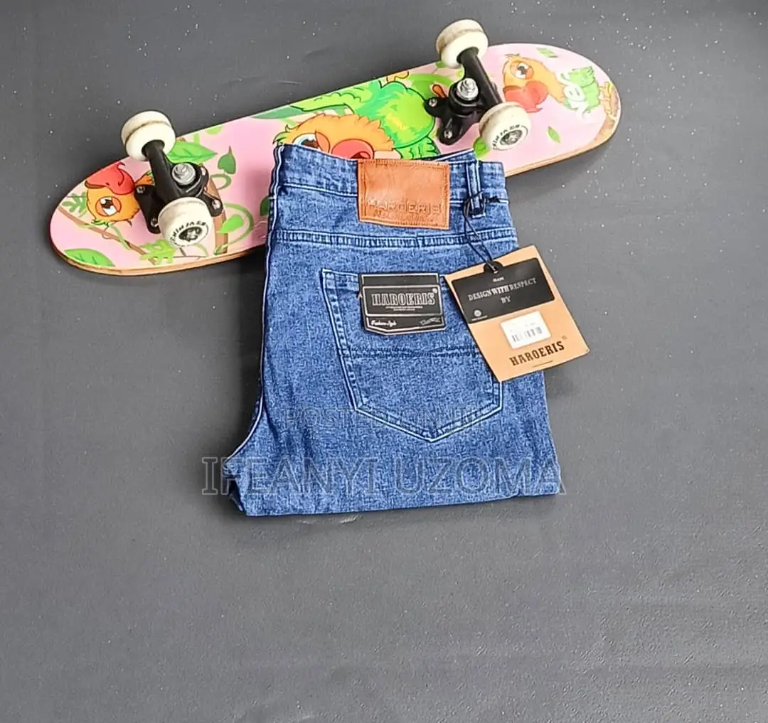 Good Quality Matured Men Plain Jeans