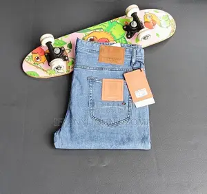 Good Quality Matured Men Plain Jeans