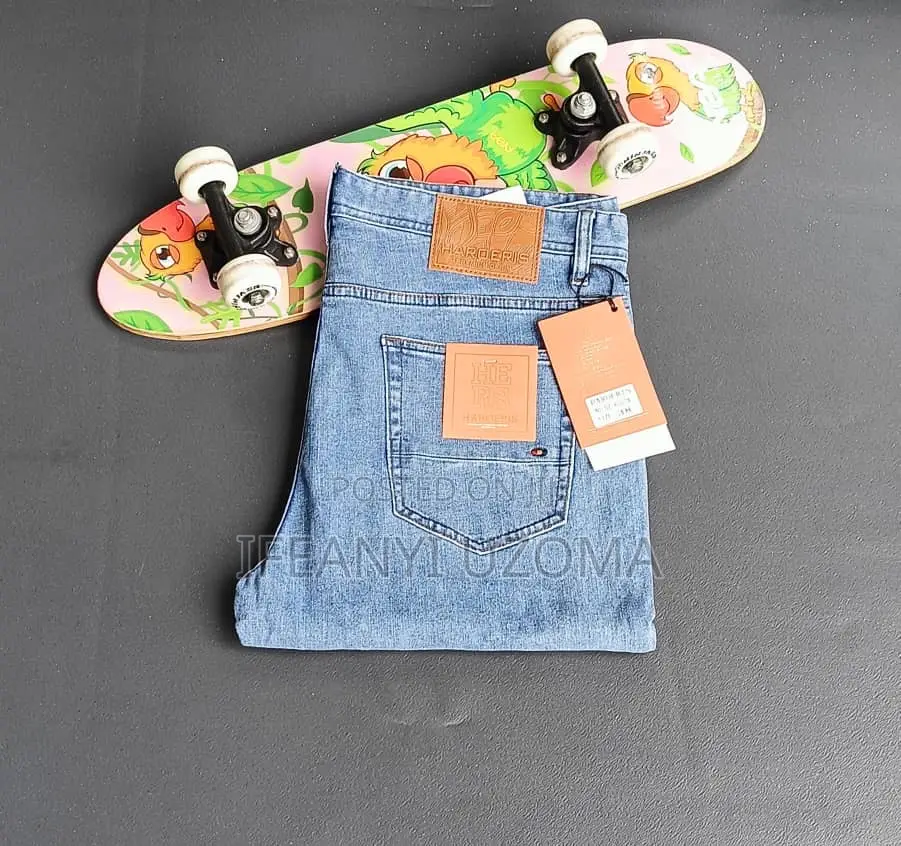 Good Quality Matured Men Plain Jeans