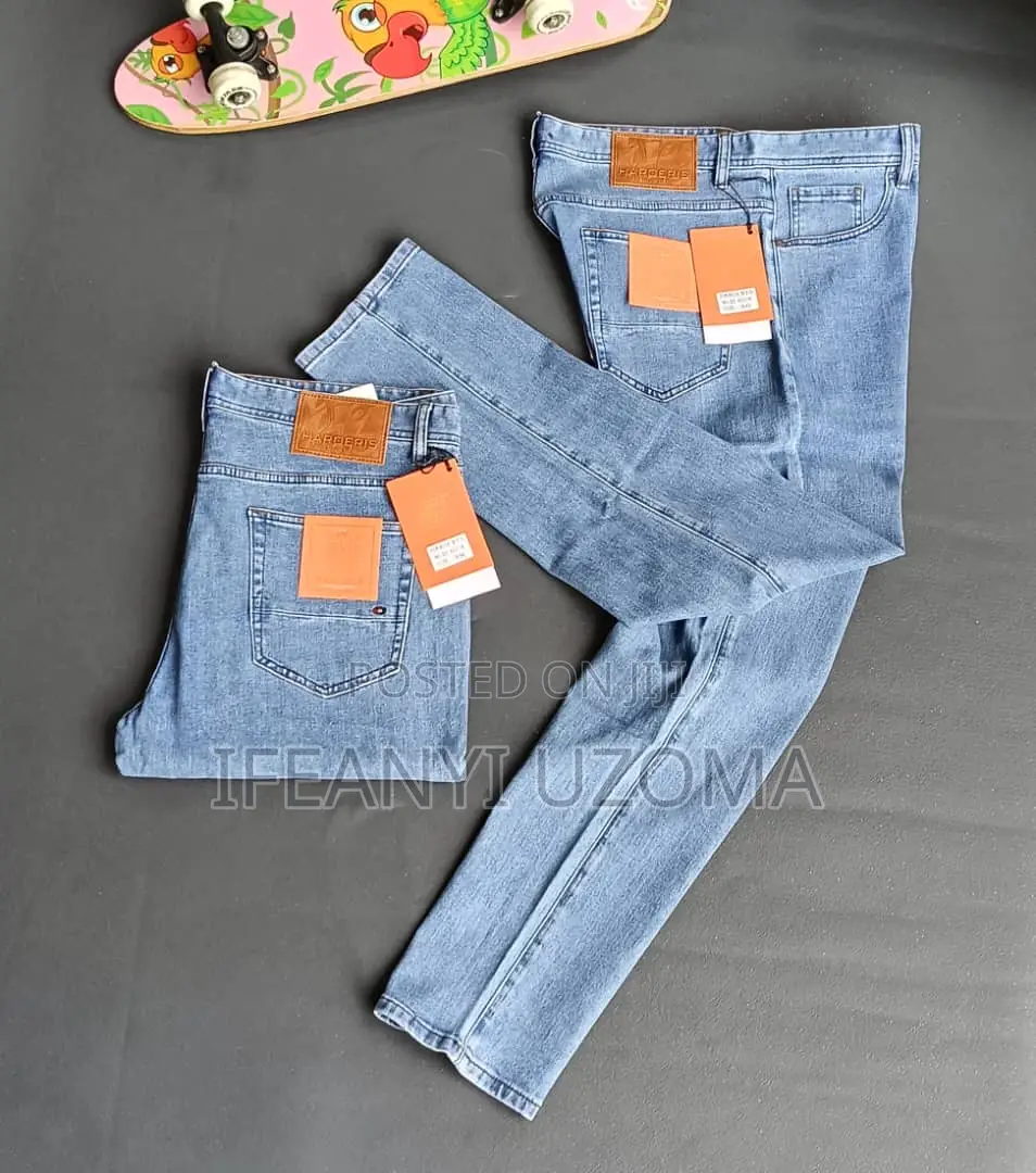 Good Quality Matured Men Plain Jeans