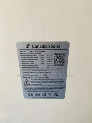 375watts 96cells Canadian Solar Panel (Black)