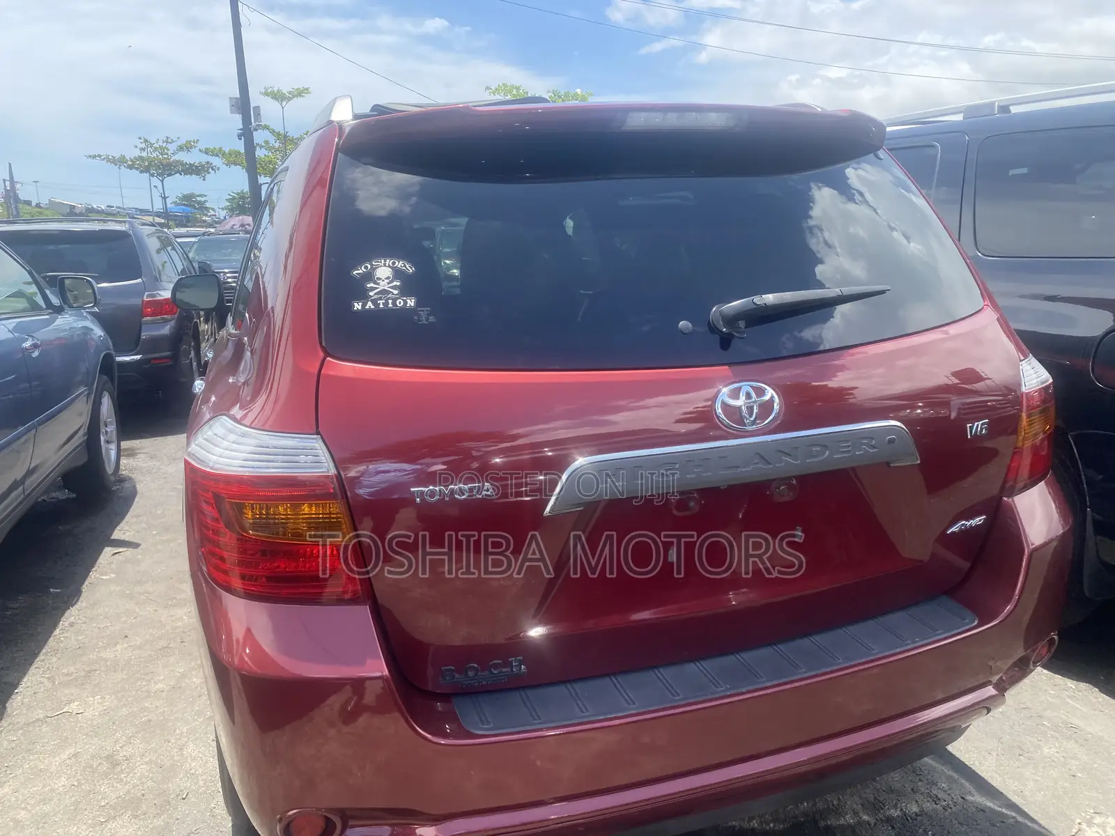 Toyota Highlander Limited 2010 Red