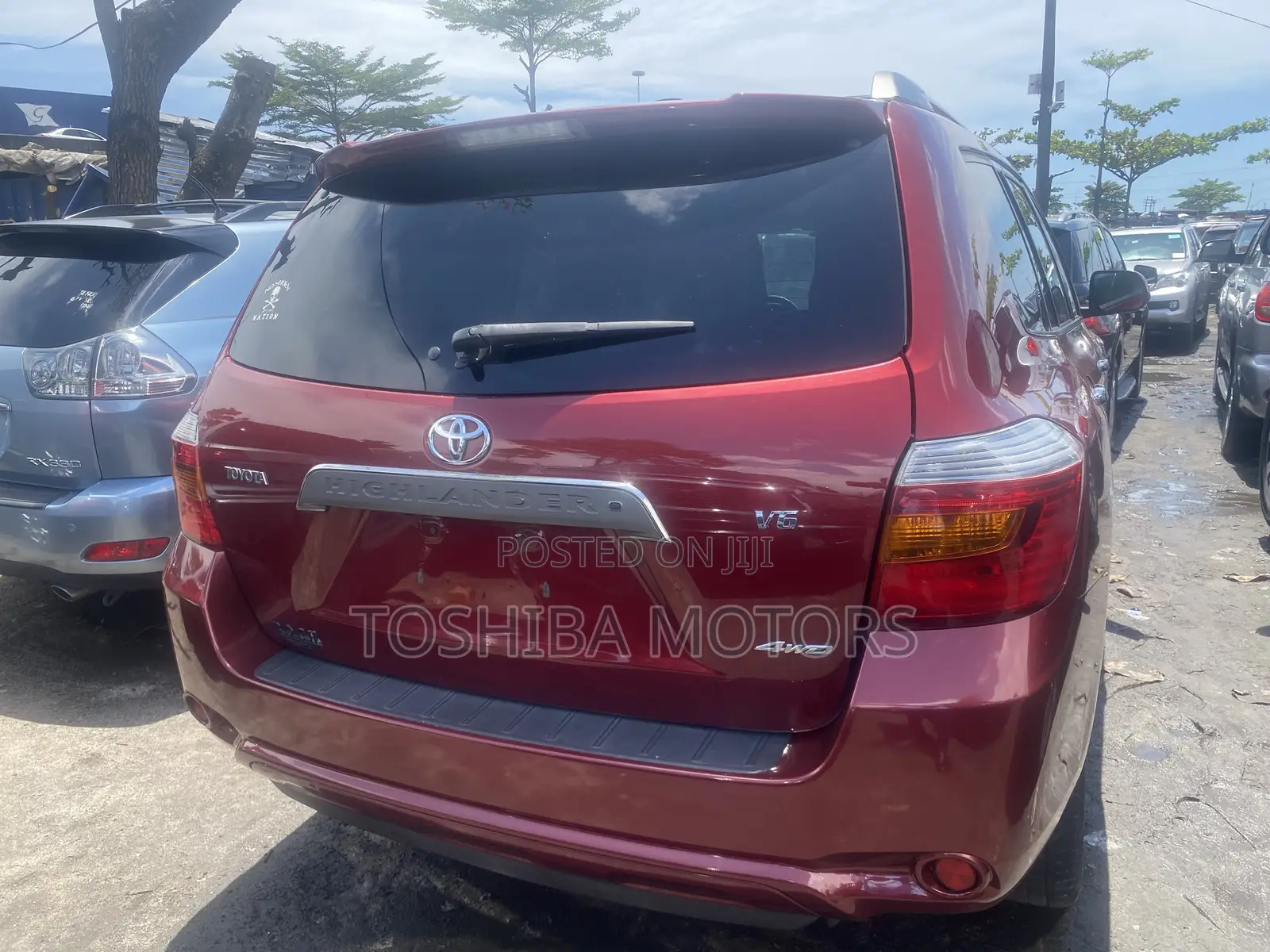 Toyota Highlander Limited 2010 Red